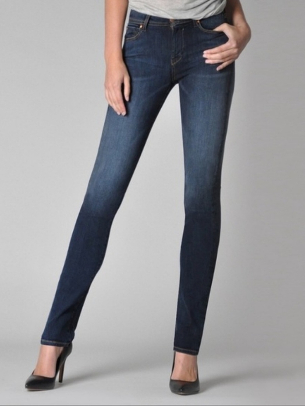 Fidelity Denim Stevie Straight Leg Jeans Viper Rinse Women’s Size 29 Dark Wash